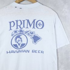 画像2: 70's "PRIMO HAWAIIAN BEER" ビールブランド プリントTシャツ L (2)