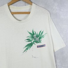 画像1: 80〜90's "Pocket Bud" ガンジャプリントTシャツ (1)