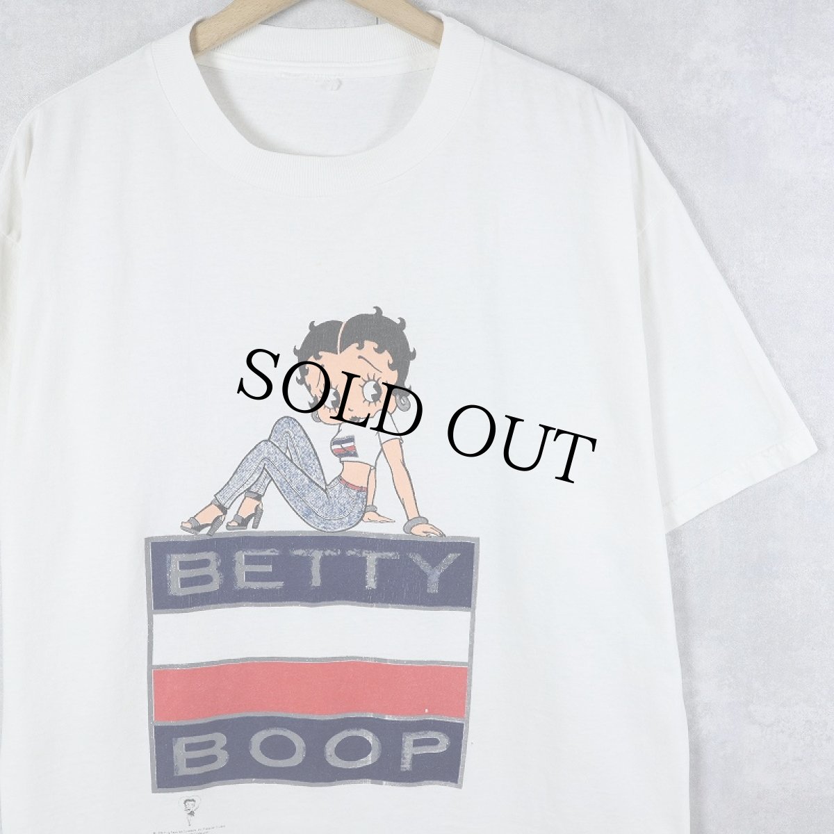 画像1: 90's Betty Boop "Tommy Hilfiger" パロディプリントTシャツ  (1)