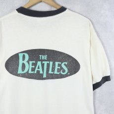 画像2: 90's THE BEATLES USA製 ロックバンドリンガーTシャツ M (2)