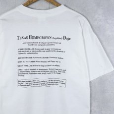 画像2: 2000's George Bush USA製 "HOMEGROWN DOPE" 元大統領 風刺画プリントTシャツ L (2)