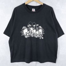 画像1: 90's The Pacers USA製 スカバンドプリントTシャツ BLACK XL (1)