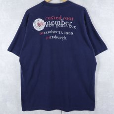 画像2: Rusted Root ロックバンドプリントTシャツ NAVY XL (2)