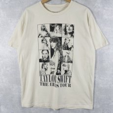 画像1: YAYLOR SWIFT シンガーソングライター ツアープリントTシャツ L (1)