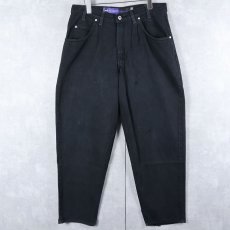 画像1: 90's Levi's SILVERTAB USA製 "BAGGY" ブラックデニムパンツ W35 (1)