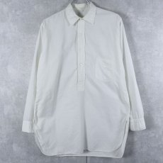 画像1: 〜50's Buffalo Shirt マチ付き プルオーバーコットンシャツ (1)