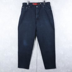 画像1: 90's Levi's SILVERTAB USA製 "LOOSE" ブラックデニムパンツ W35 (1)