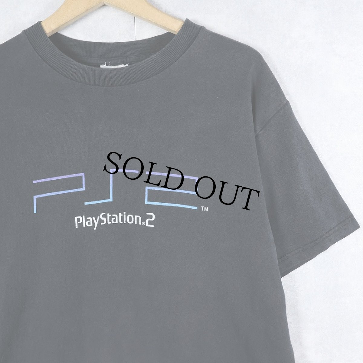 画像1: Playstatin2 ゲームプリントTシャツ BLACK L (1)