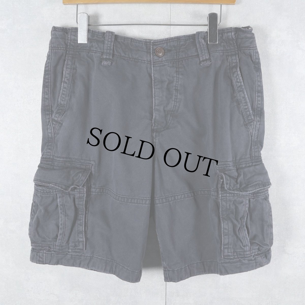 画像1: Abercrombie&Fitch チノカーゴショーツ W35 (1)