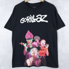 画像1: GORILLAZ ロックバンド プリントTシャツ BLACK L (1)