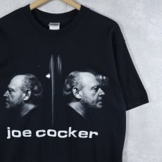 画像1: 2000's joe cocler "Heart & Soul" ロックシンガー ツアープリントTシャツ BLACK M (1)