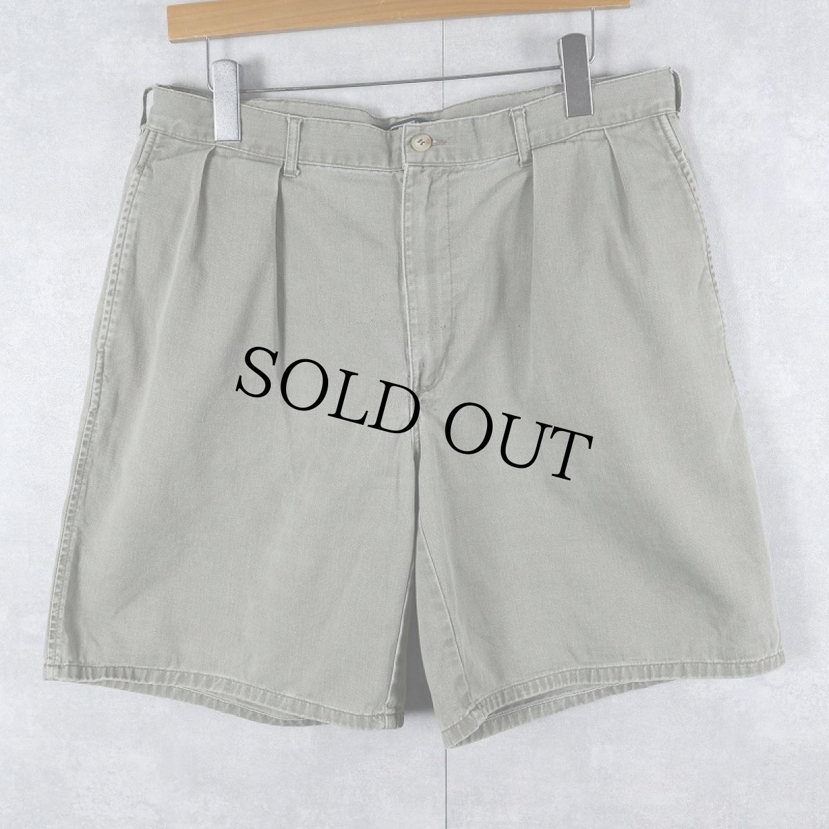 画像1: POLO Ralph Lauren 2タック チノショーツ W34 (1)