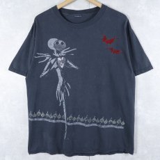 画像1: The Nightmare Before Christmas "Jack Skellington" キャラクタープリントTシャツ BLACK (1)