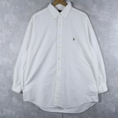 画像1: Ralph Lauren "YARMOUTH" ボタンダウン オックスフォードシャツ SIZE16 1/2-33 (1)