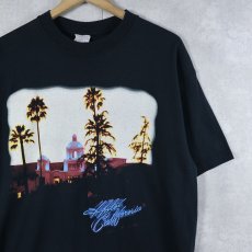 画像1: 2000's Eagles "Hotel California" ロックバンドプリントTシャツ BLACK L (1)