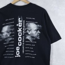 画像2: 2000's joe cocler "Heart & Soul" ロックシンガー ツアープリントTシャツ BLACK M (2)