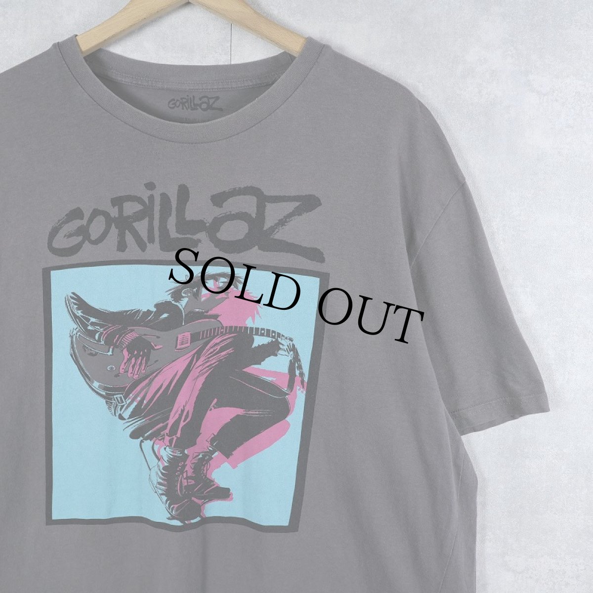 画像1: GORILLAZ ロックバンド プリントTシャツ XL (1)