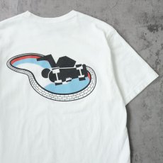画像1: STUSSY プールイラストプリントTシャツ L (1)