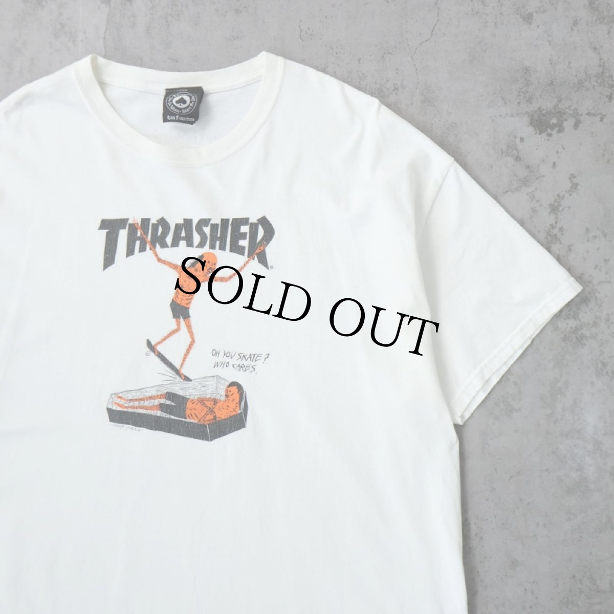 画像1: THRASHER×NECKFACE グラフィックアートプリントTシャツ XL (1)