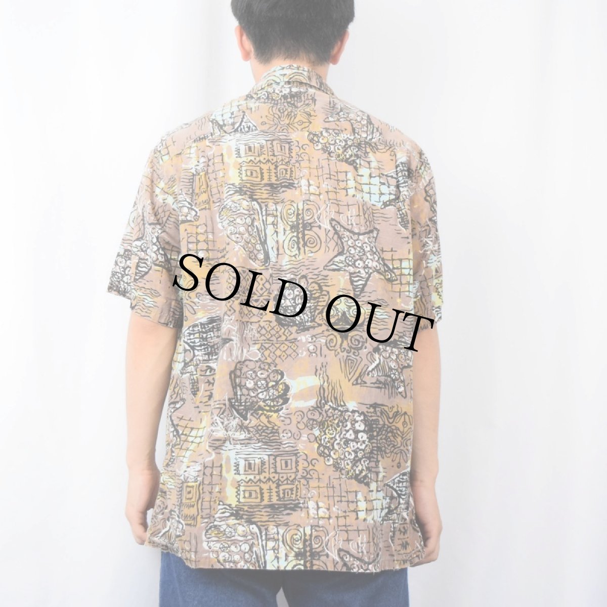 画像3: 【SALE】 60's Ross Sutherland HAWAII製 総柄 アロハシャツ (3)