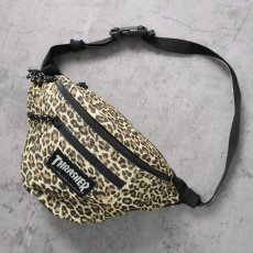 画像1: THRASHER レオパード柄 ウエストバッグ (1)