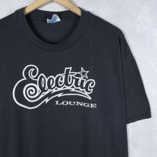 画像1: 90's "Electric Lounge" ライブハウス プリントTシャツ BLACK L (1)