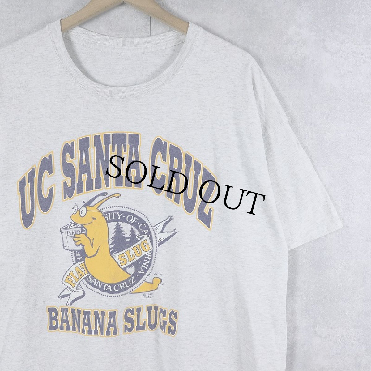 画像1: UC SANTA CRUZ "BANANA SLUGS" プリントTシャツ (1)