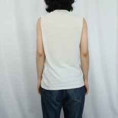 画像3: 80〜90's THE POLICE ロックバンド カットオフスリーブTシャツ M (3)