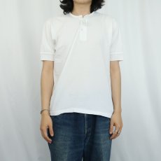 画像2: 50〜60's RACE ヘンリーネック アンダーシャツ SIZE42 (2)