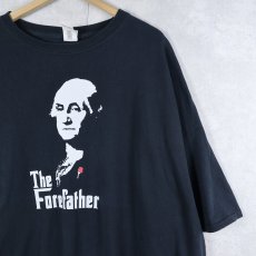画像1: "The Forefather" 映画パロディプリントTシャツ 4XL (1)