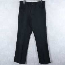 画像2: 90's Wrangler USA製 ランチャードレスジーンズ BLACK W33 (2)