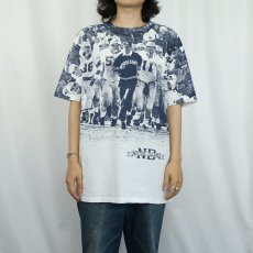 画像3: 80's Champion トリコタグ USA製 "NOTRE DAME" 大判プリントTシャツ XL (3)