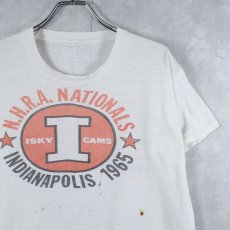 画像1: 60's NHRA "ISKY CAMS" 染み込みプリントTシャツ (1)
