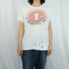 画像3: 60's NHRA "ISKY CAMS" 染み込みプリントTシャツ (3)
