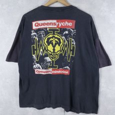 画像2: 80's Queensryche "Operation: Mindcrime" プログレッシブ・メタル・バンド アルバムTシャツ (2)