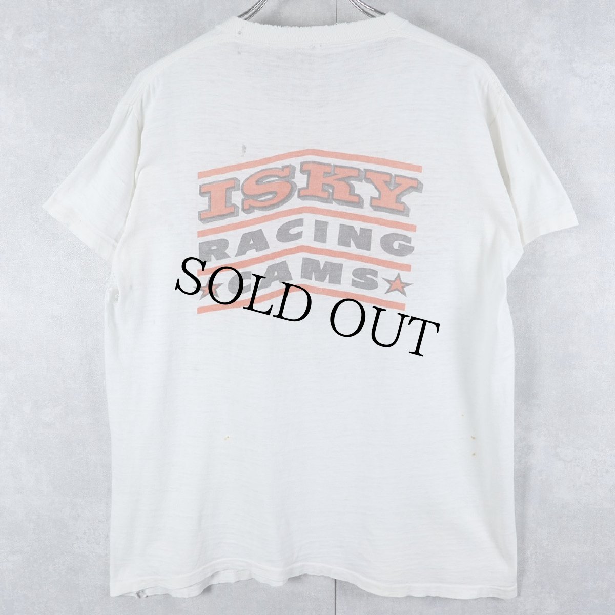 画像2: 60's NHRA "ISKY CAMS" 染み込みプリントTシャツ (2)