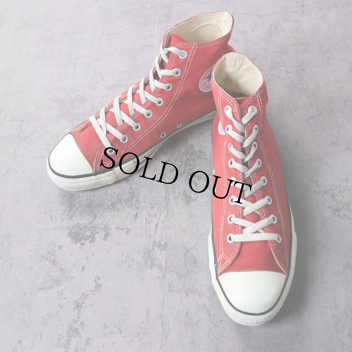 画像1: 80〜90's CONVERSE ALLSTAR USA製 キャンバスハイカットスニーカー 29cm (1)