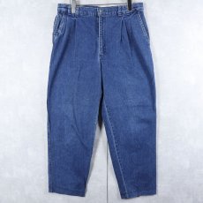 画像1: 90's DOCKERS USA製 2タック デニムパンツ W34 (1)