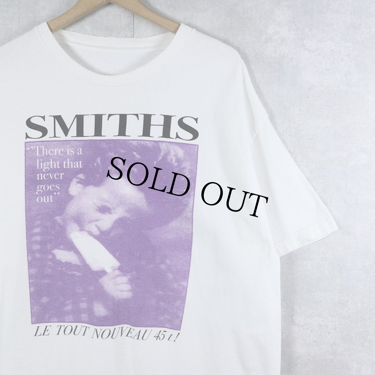 画像1: THE SMITH "There Is a Light That Never Goes Out" ロックバンド プリントTシャツ (1)