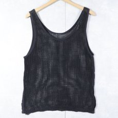 画像1: メッシュタンク BLACK  (1)