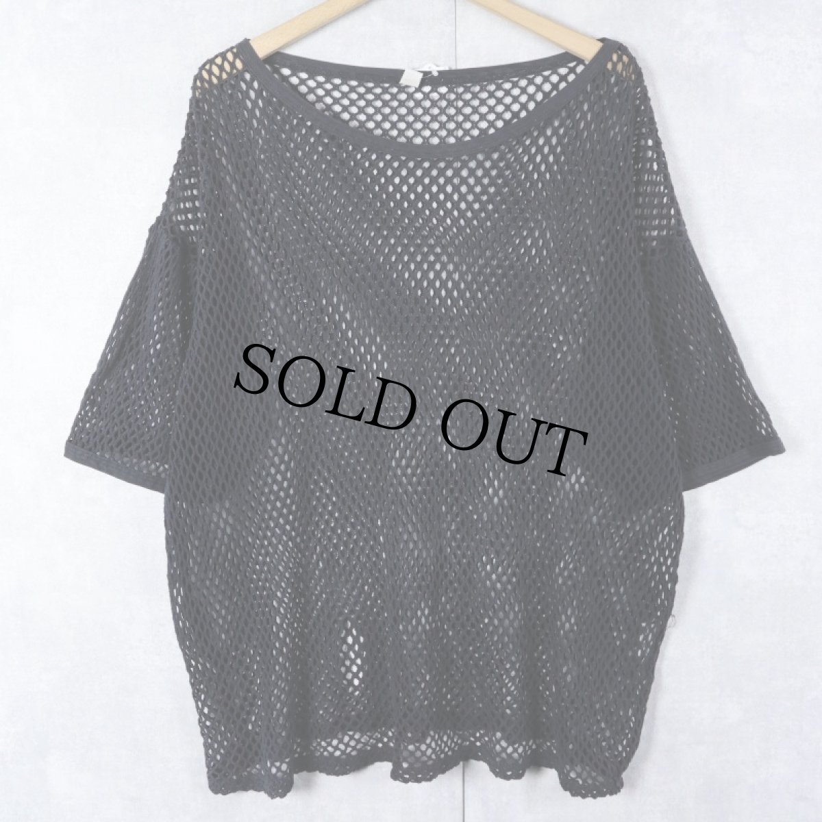 画像1: メッシュTシャツ BLACK  (1)