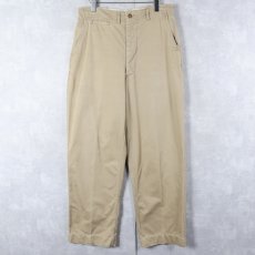 画像1: 50's U.S.ARMY チノトラウザーズ W31 (1)