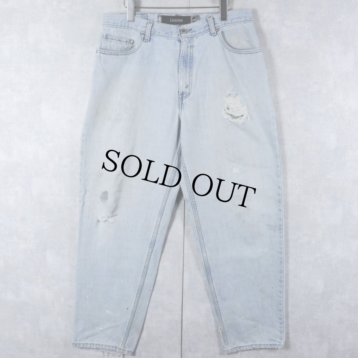 画像3: 90's Levi's SILVERTAB "Loose" デニムパンツ W34 (3)