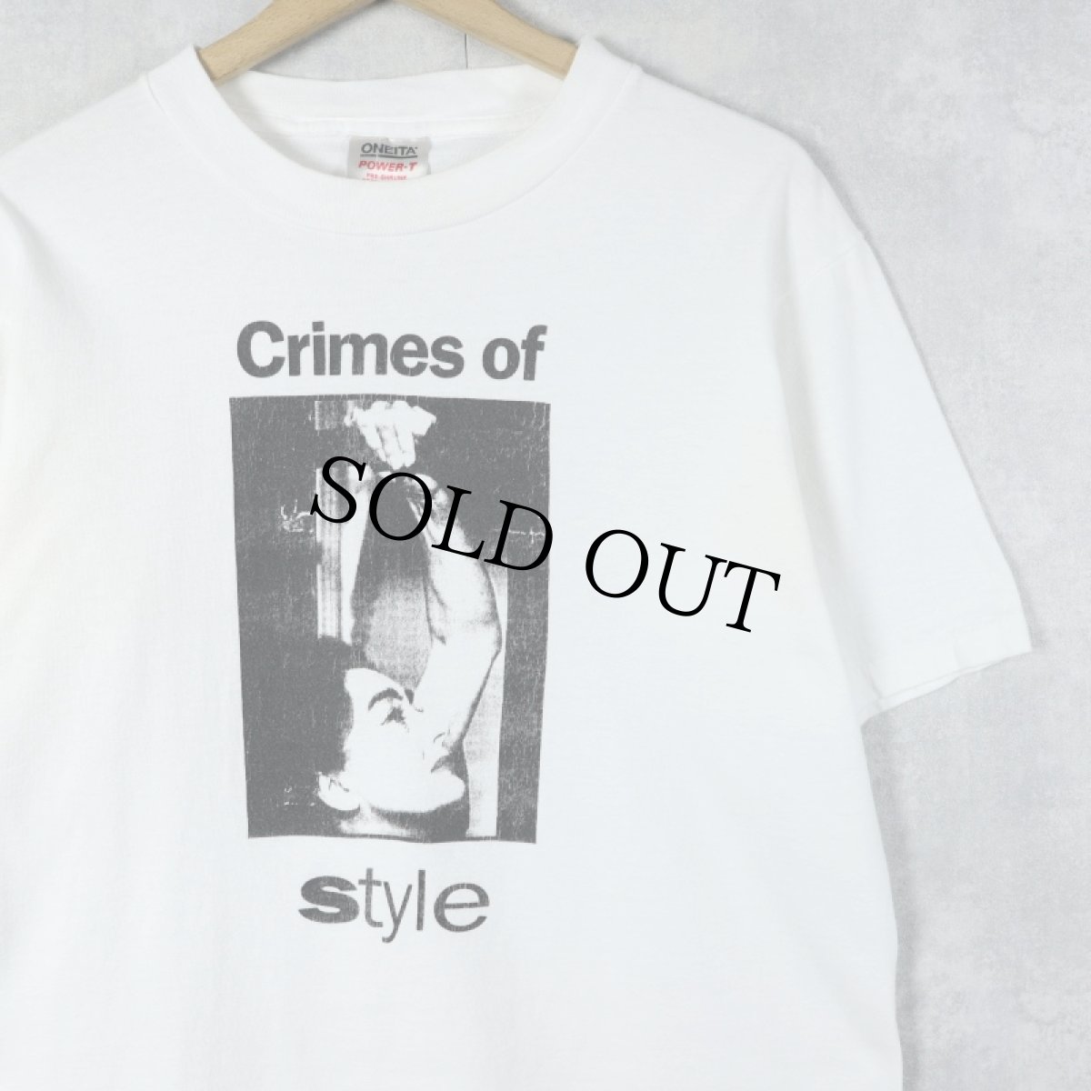 画像1: 90's THOM HALTER "Crimes of Style"プリントTシャツ L (1)