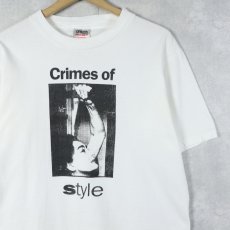 画像1: 90's THOM HALTER "Crimes of Style"プリントTシャツ L (1)