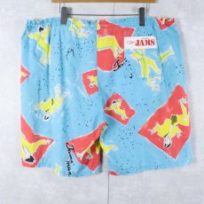 画像2: 80's JAMS "Jams Man" コットンイージーショーツ L (2)
