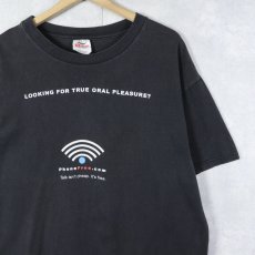 画像2: Phone Free.com "FREE SEX" プリントTシャツ BLACK L (2)
