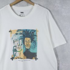 画像1: BILLABONG "Andy Warhol × Jean-Michel Basquiat" アートプリントTシャツ L (1)