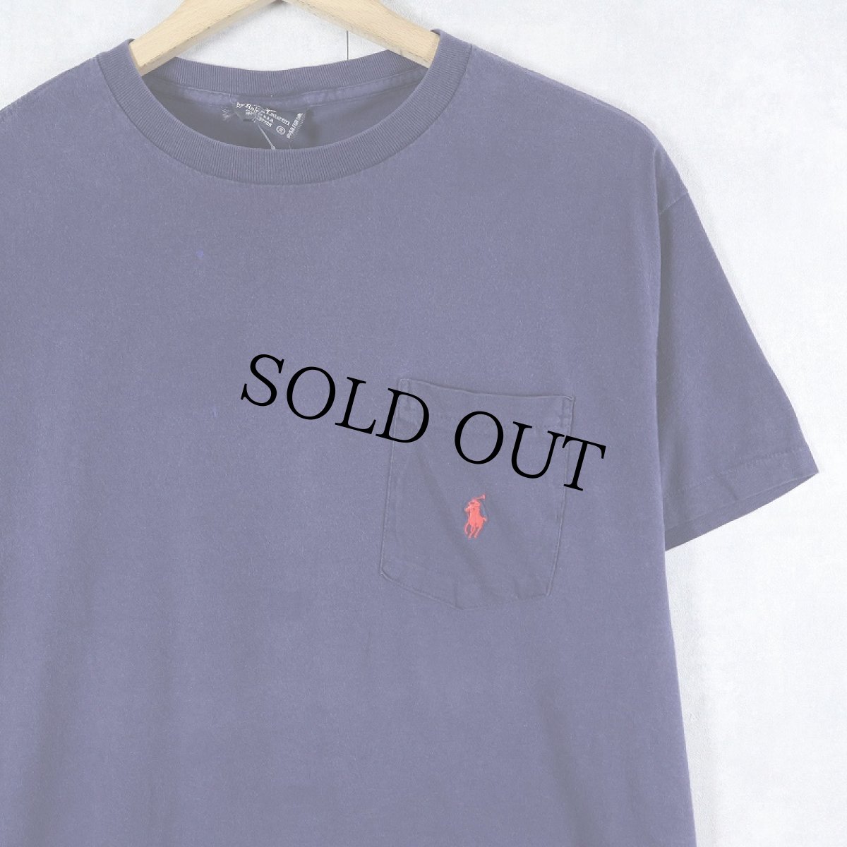 画像1: 90's POLO Ralph Lauren USA製 ポケットTシャツ S (1)