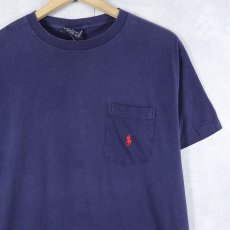 画像1: 90's POLO Ralph Lauren USA製 ポケットTシャツ S (1)